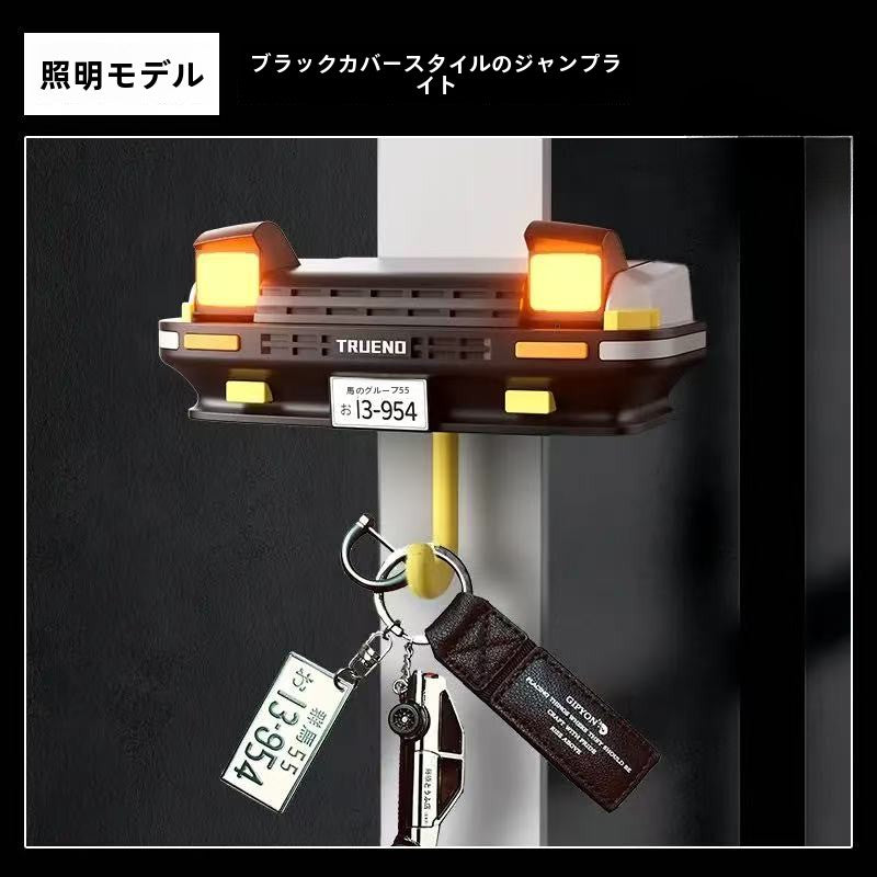 AE86 MX-5 car decorative key holder, creative open headlight key holder hook