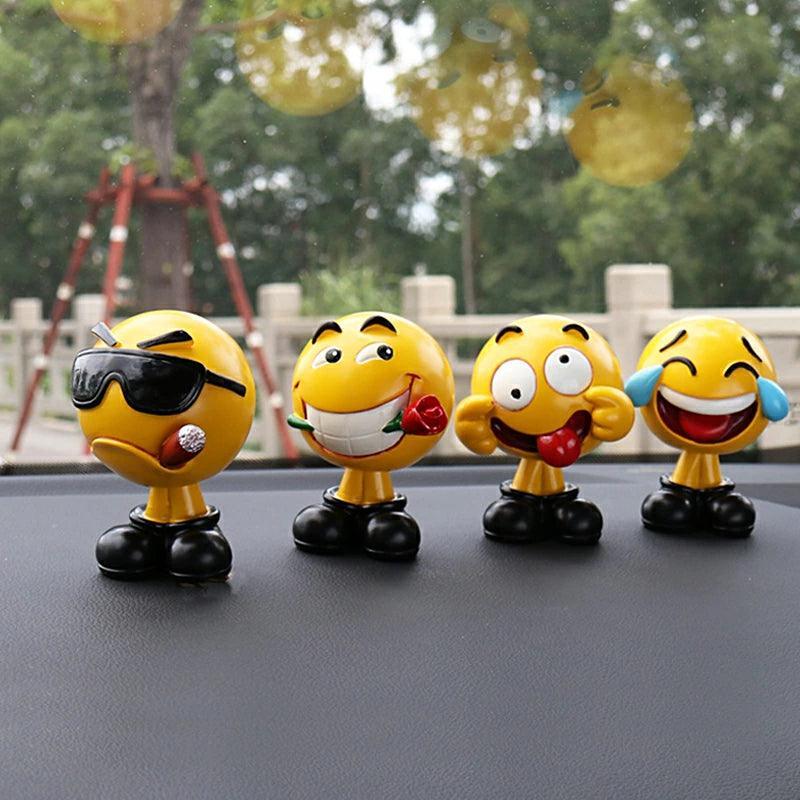 Car decoration, 10 colors to choose from, cute expression, resin, car interior decoration, popular interior, gift, present, car accessory, cute, won't fall over, car interior decoration, durable, interesting