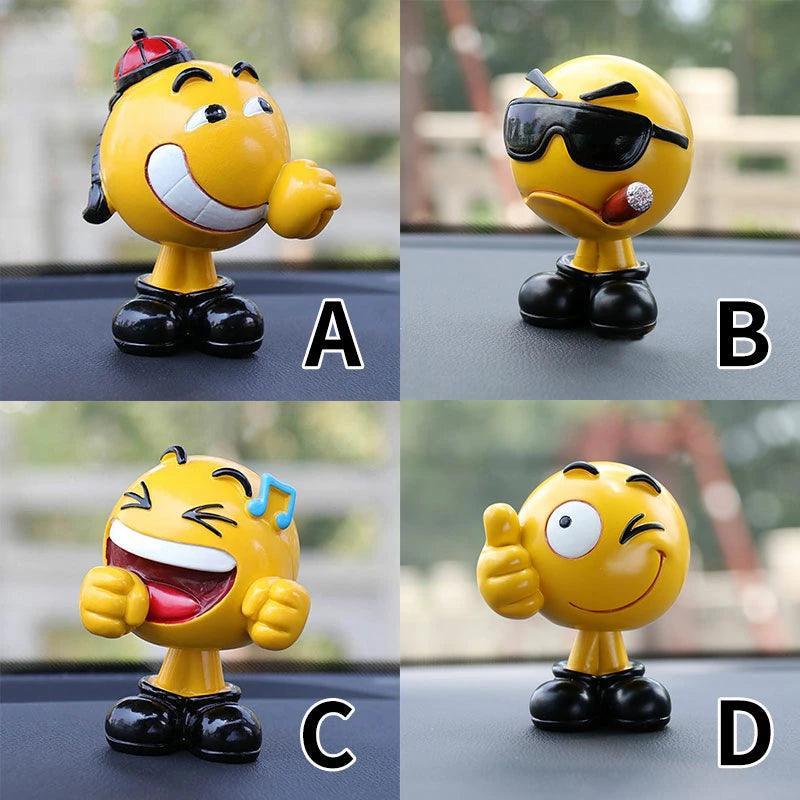 Car decoration, 10 colors to choose from, cute expression, resin, car interior decoration, popular interior, gift, present, car accessory, cute, won't fall over, car interior decoration, durable, interesting