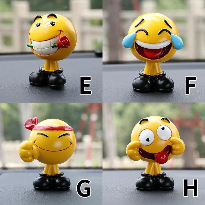 Car decoration, 10 colors to choose from, cute expression, resin, car interior decoration, popular interior, gift, present, car accessory, cute, won't fall over, car interior decoration, durable, interesting