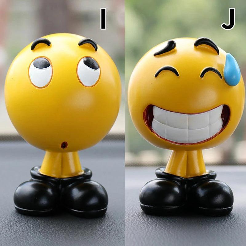 Car decoration, 10 colors to choose from, cute expression, resin, car interior decoration, popular interior, gift, present, car accessory, cute, won't fall over, car interior decoration, durable, interesting
