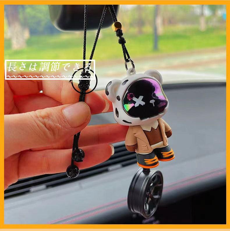Cute and exquisite tire strap car interior pendant