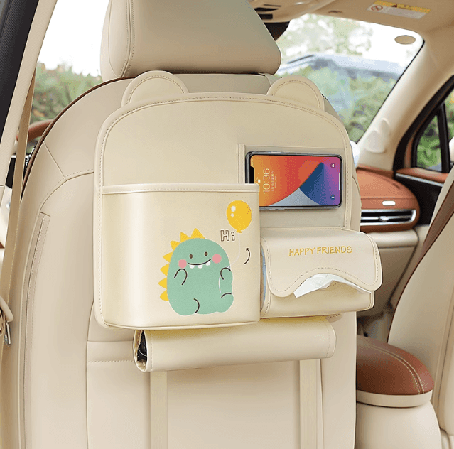 Car seat back pocket | Excellent storage capacity, you can easily store all the small items scattered around the car!