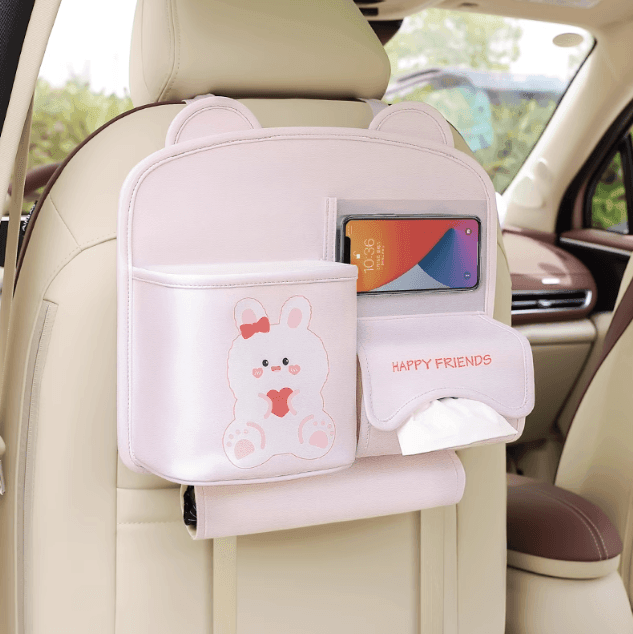 Car seat back pocket | Excellent storage capacity, you can easily store all the small items scattered around the car!