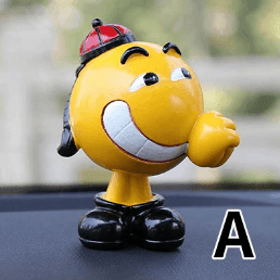 Car decoration, 10 colors to choose from, cute expression, resin, car interior decoration, popular interior, gift, present, car accessory, cute, won't fall over, car interior decoration, durable, interesting