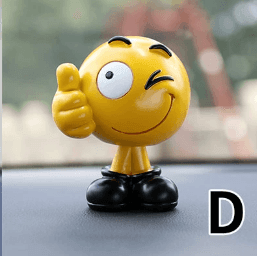 Car decoration, 10 colors to choose from, cute expression, resin, car interior decoration, popular interior, gift, present, car accessory, cute, won't fall over, car interior decoration, durable, interesting