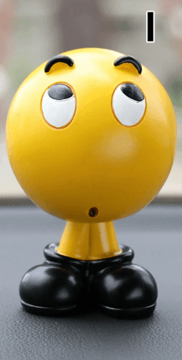 Car decoration, 10 colors to choose from, cute expression, resin, car interior decoration, popular interior, gift, present, car accessory, cute, won't fall over, car interior decoration, durable, interesting