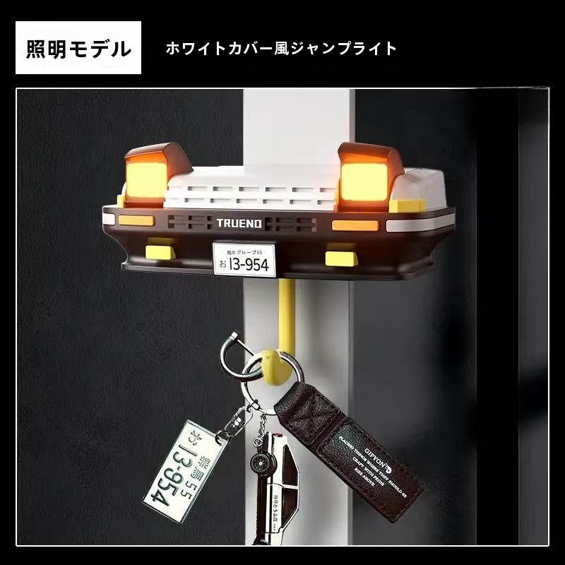 AE86 MX-5 car decorative key holder, creative open headlight key holder hook