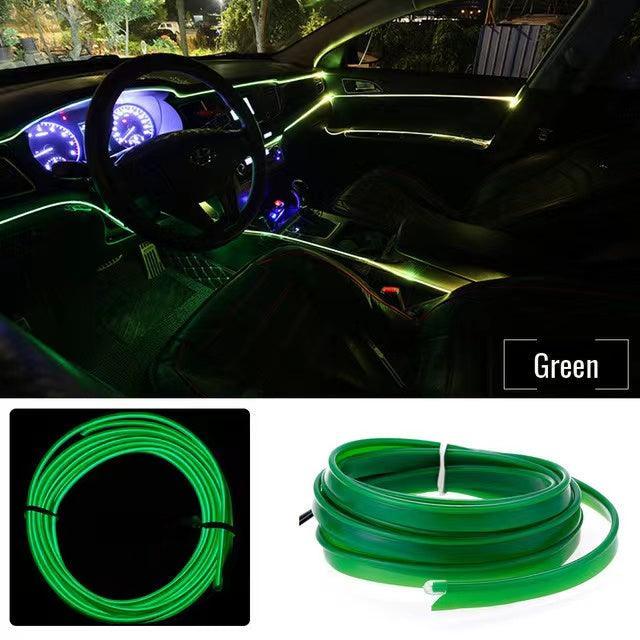 Ambient light in car LED car atmosphere light bar 5M+USB port plugged in to light up No flashing