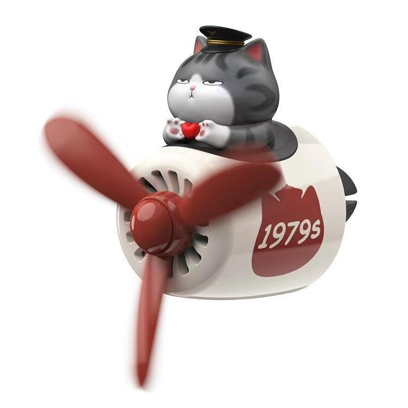 『Super popular car item』 Bear car air freshener | (fragrance 10 tablets) The ultimate design with a retro airplane and Bear