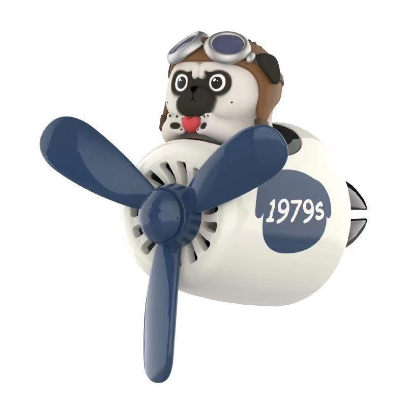 『Super popular car item』 Bear car air freshener | (fragrance 10 tablets) The ultimate design with a retro airplane and Bear