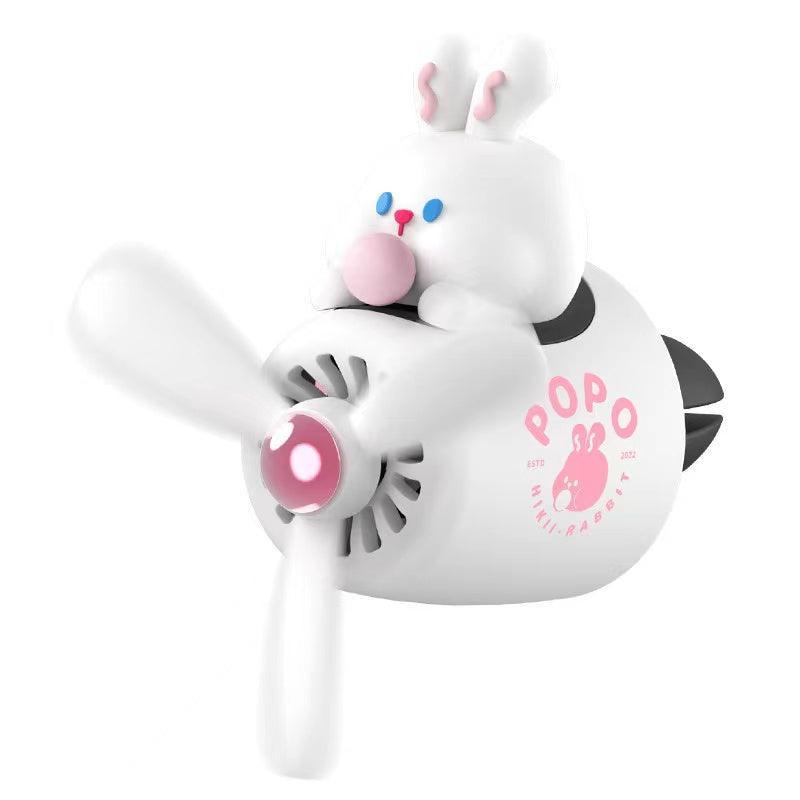 『Super popular car item』 Bear car air freshener | (fragrance 10 tablets) The ultimate design with a retro airplane and Bear