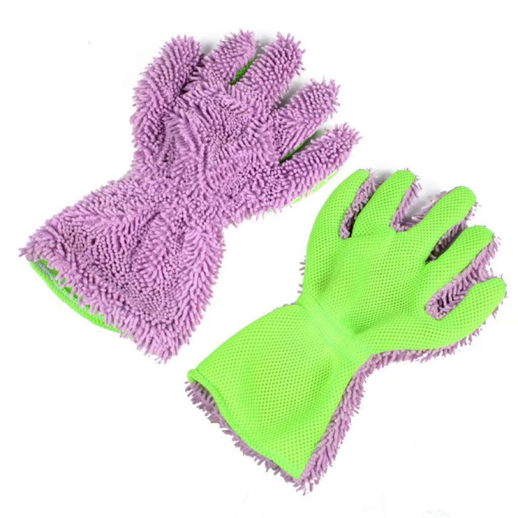 Cleaning, car wash, gloves, microfiber gloves, 5-finger type gloves | car wash supplies, car wash goods, car supplies