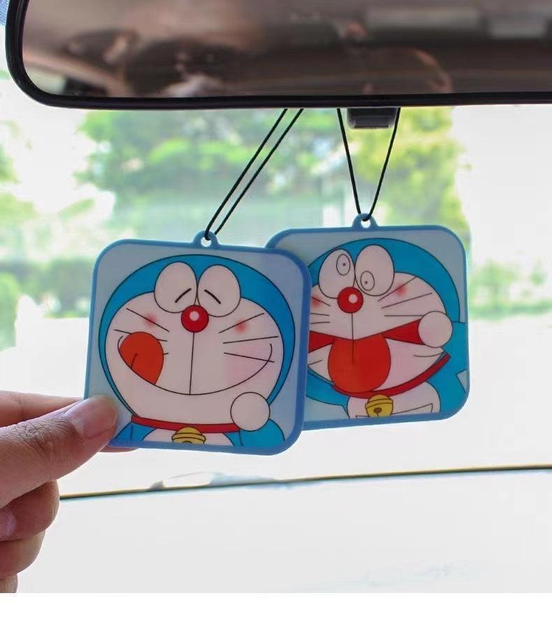 Car aroma tablets, pack of 8, Doraemon car fragrance tablets, hanging perfume tablets, car perfume
