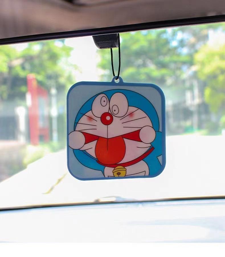 Car aroma tablets, pack of 8, Doraemon car fragrance tablets, hanging perfume tablets, car perfume