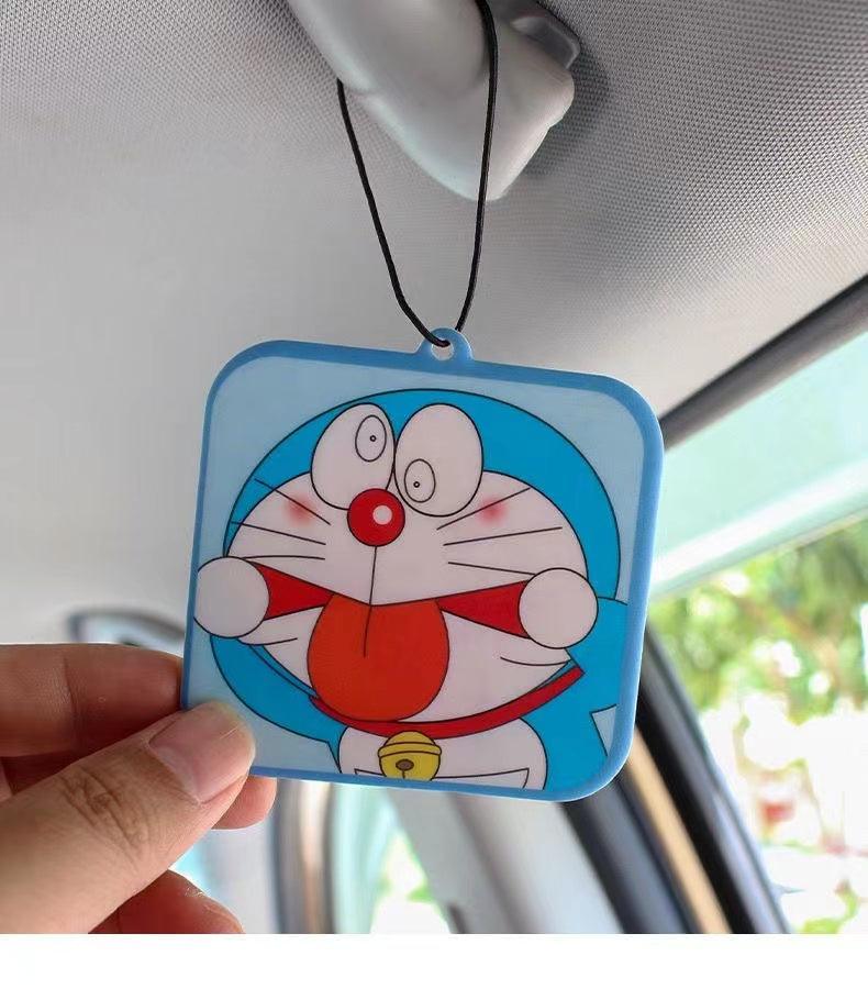 Car aroma tablets, pack of 8, Doraemon car fragrance tablets, hanging perfume tablets, car perfume