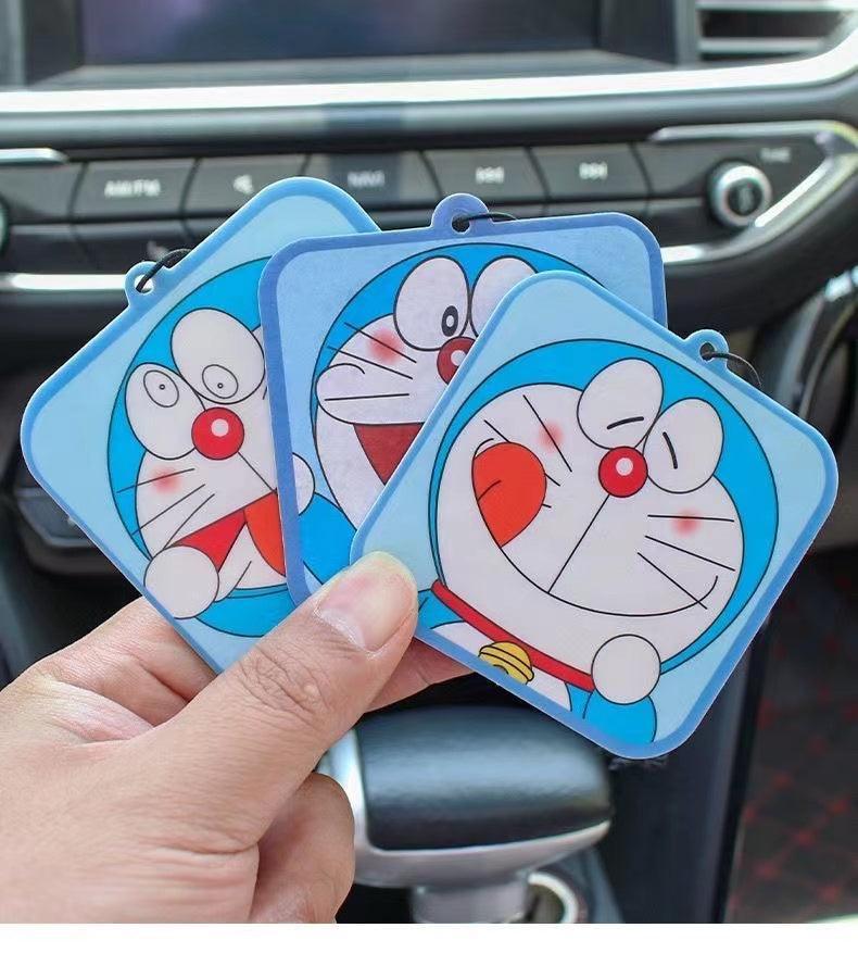 Car aroma tablets, pack of 8, Doraemon car fragrance tablets, hanging perfume tablets, car perfume
