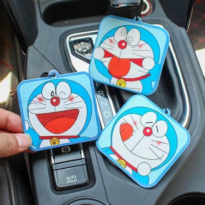 Car aroma tablets, pack of 8, Doraemon car fragrance tablets, hanging perfume tablets, car perfume