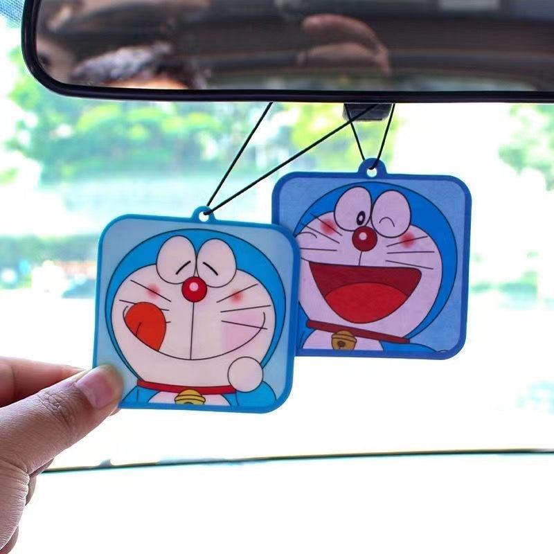 Car aroma tablets, pack of 8, Doraemon car fragrance tablets, hanging perfume tablets, car perfume