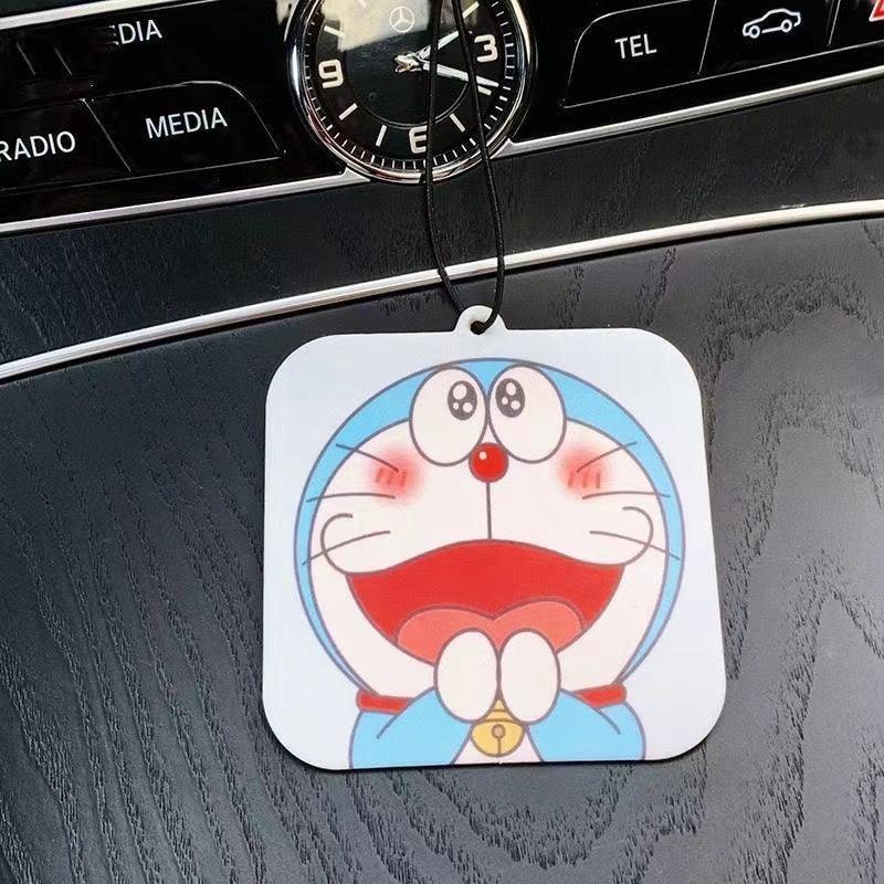 Car aroma tablets, pack of 8, Doraemon car fragrance tablets, hanging perfume tablets, car perfume