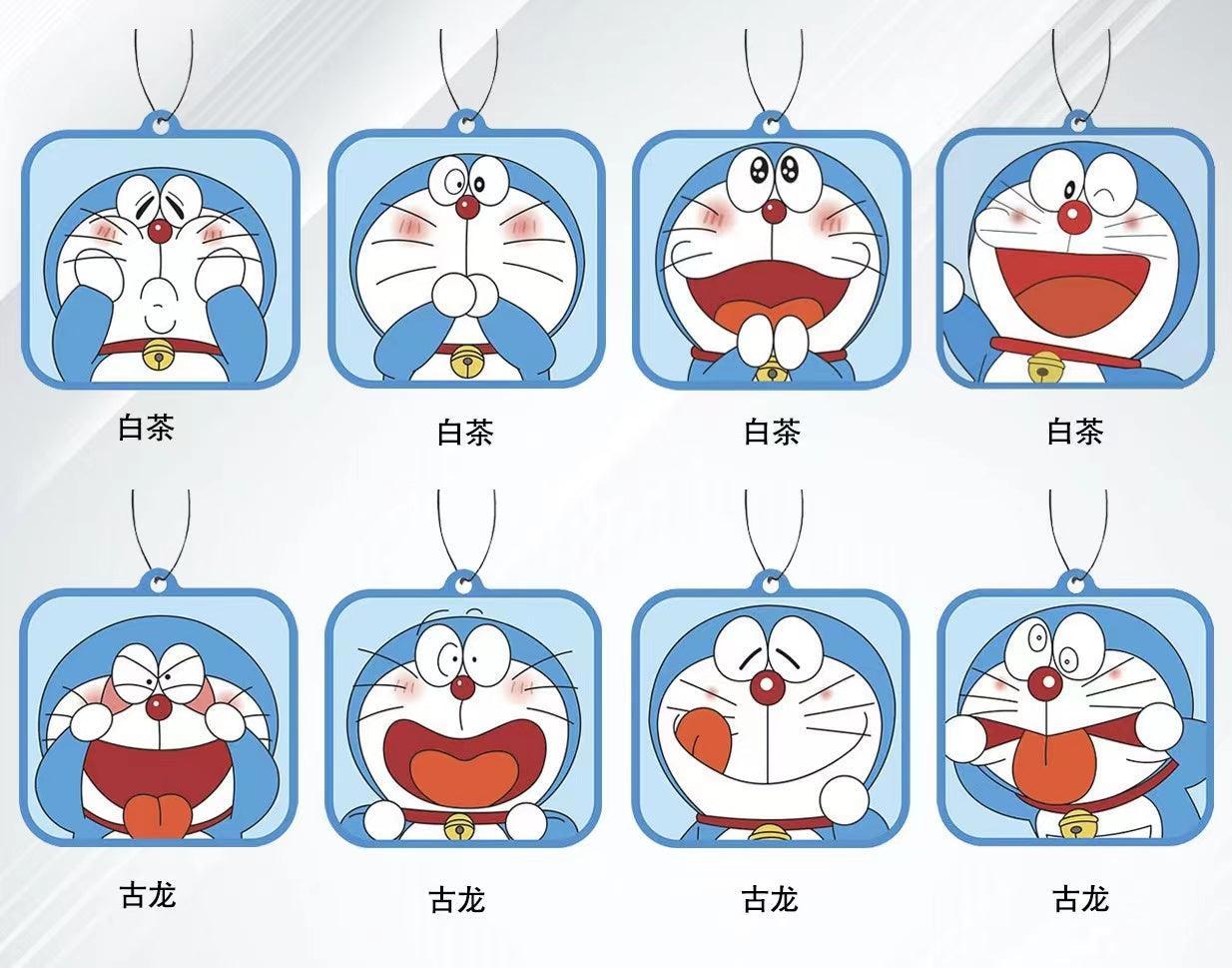 Car aroma tablets, pack of 8, Doraemon car fragrance tablets, hanging perfume tablets, car perfume
