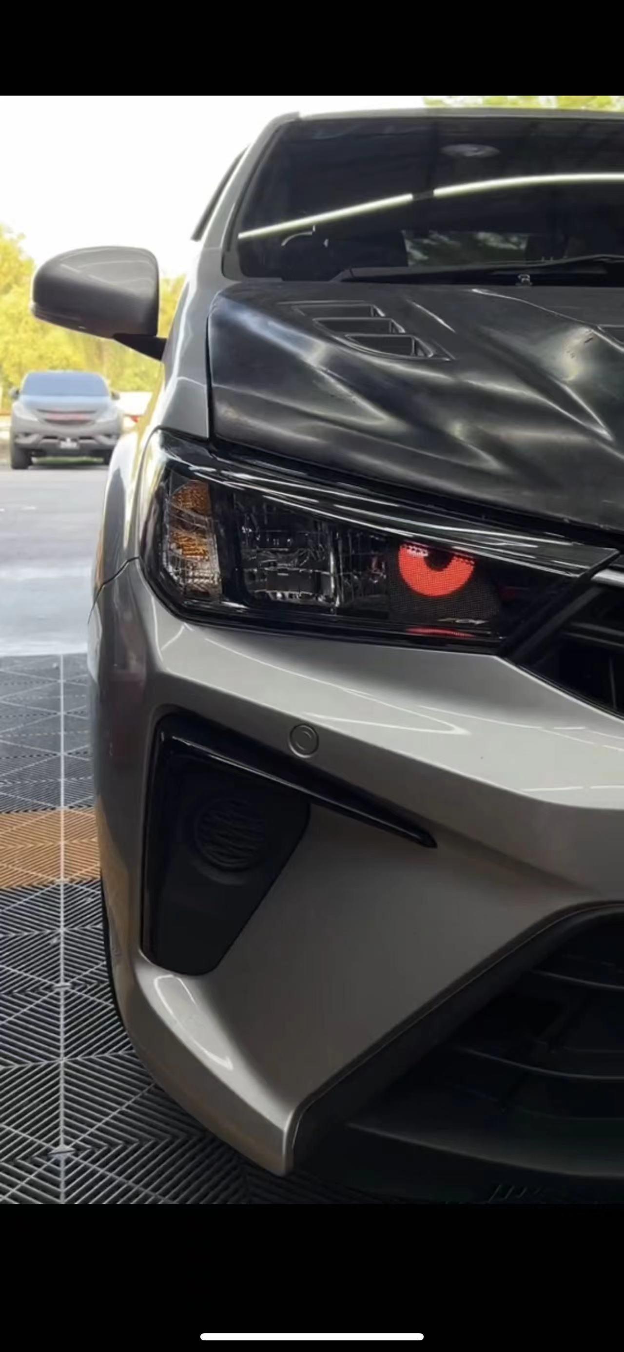 For big eye headlight customization, you need to contact customer service by email.