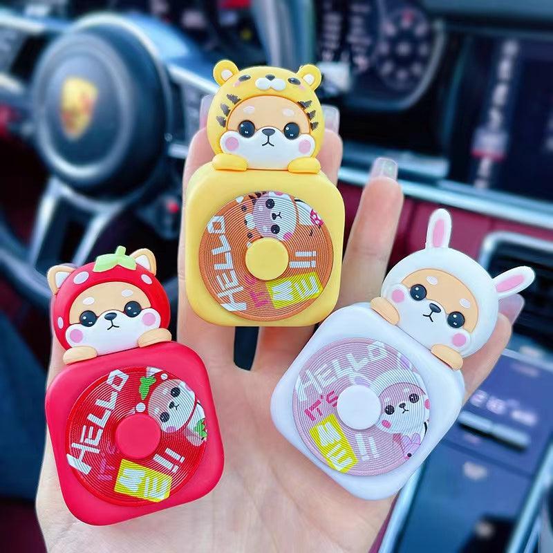 Corgi perfume car accessories! Car air freshener with cute cartoon design fills your car with scent