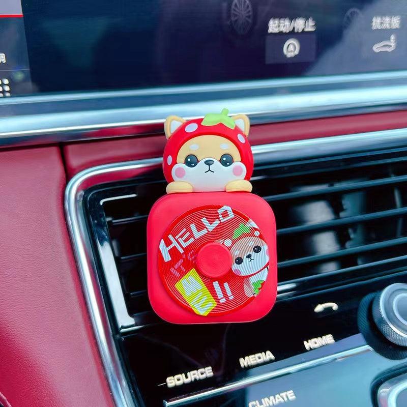 Corgi perfume car accessories! Car air freshener with cute cartoon design fills your car with scent