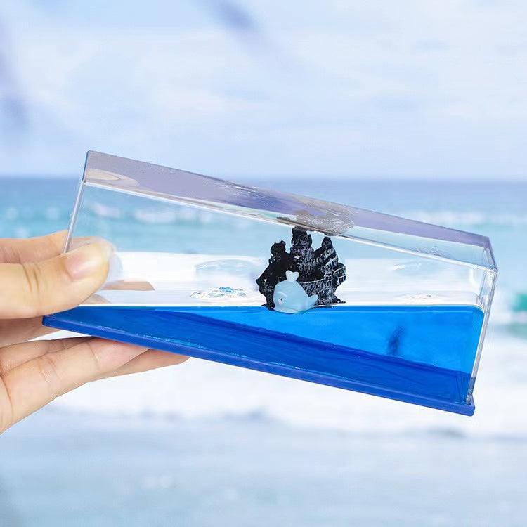 Fluid Drift Bottle | Birthday Gift, Desktop Decoration, Titanic, Ship, Desktop Item