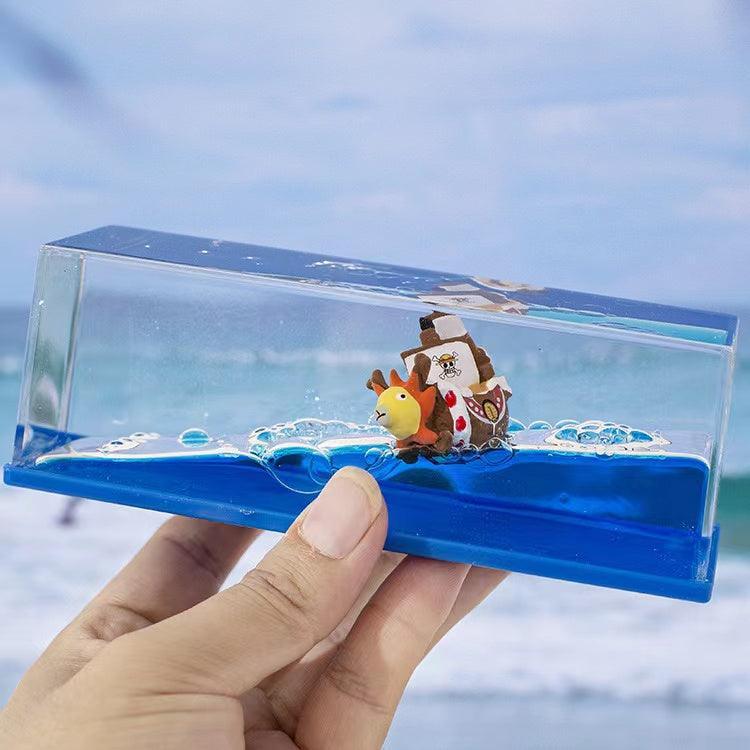 Fluid Drift Bottle | Birthday Gift, Desktop Decoration, Titanic, Ship, Desktop Item