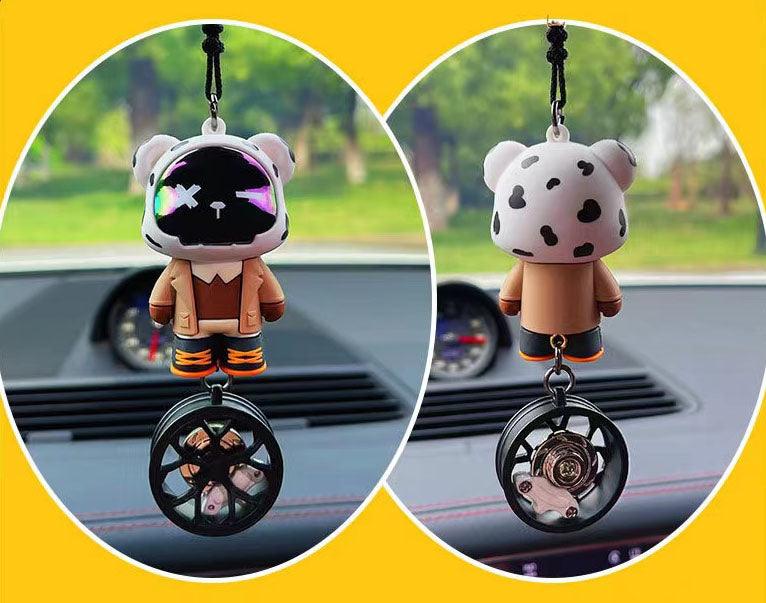 Cute and exquisite tire strap car interior pendant