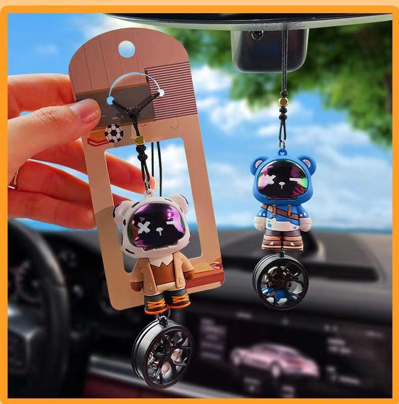 Cute and exquisite tire strap car interior pendant