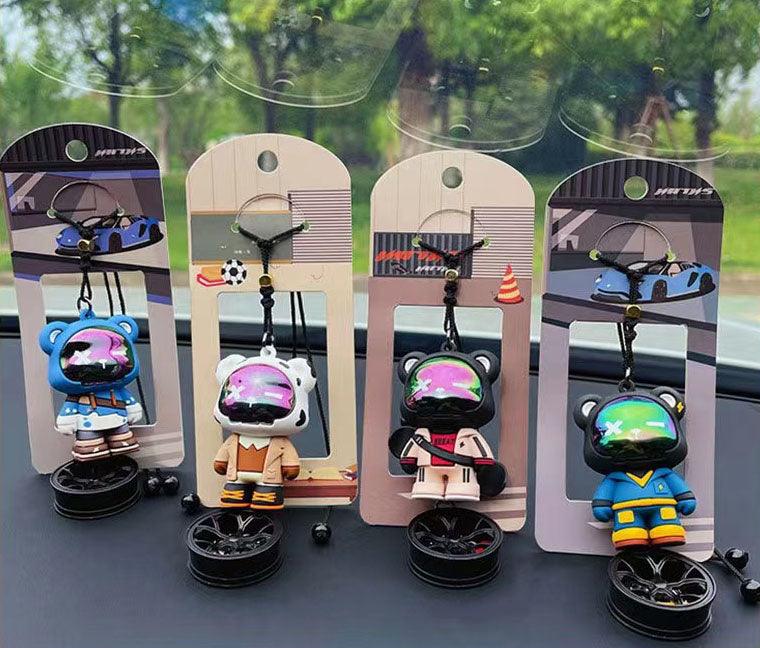 Cute and exquisite tire strap car interior pendant