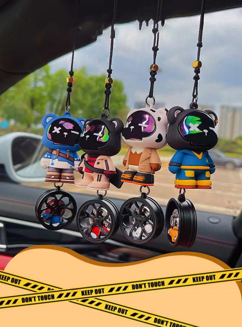 Cute and exquisite tire strap car interior pendant