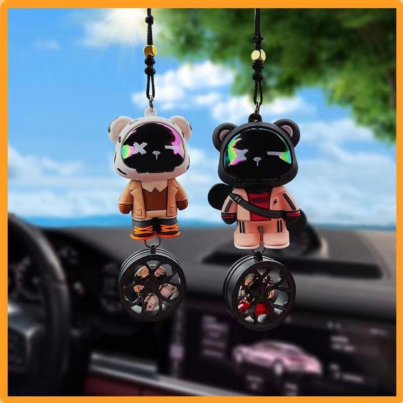 Cute and exquisite tire strap car interior pendant