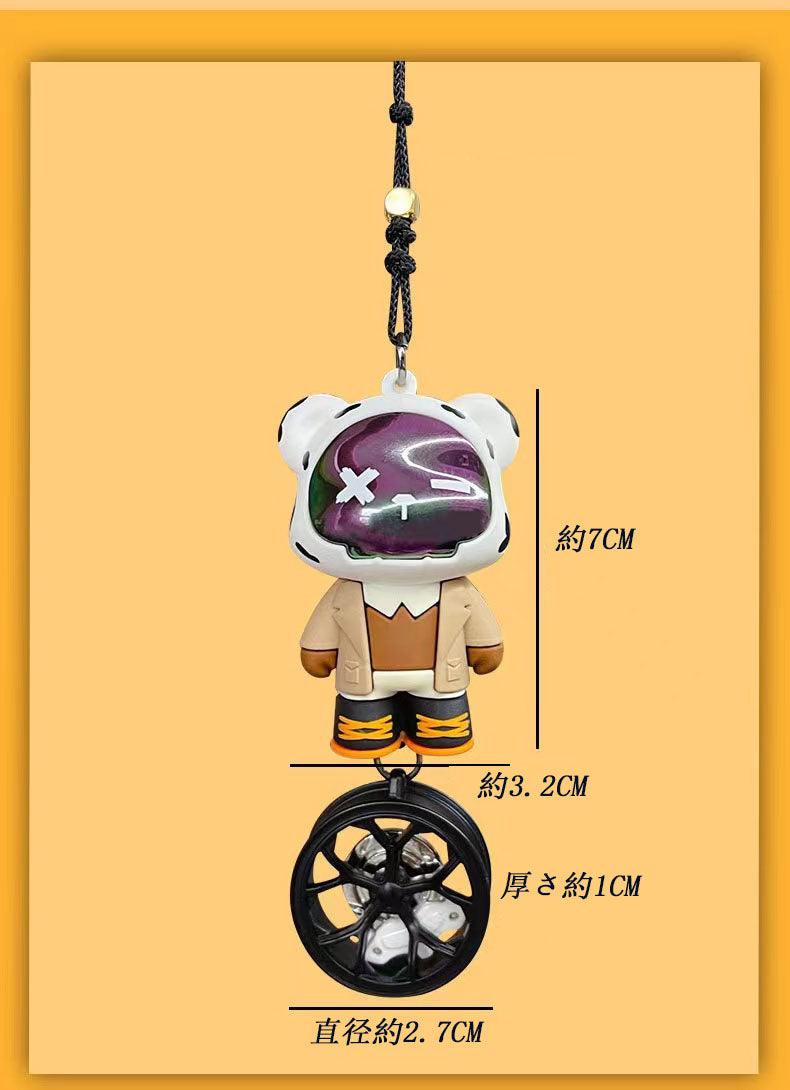 Cute and exquisite tire strap car interior pendant