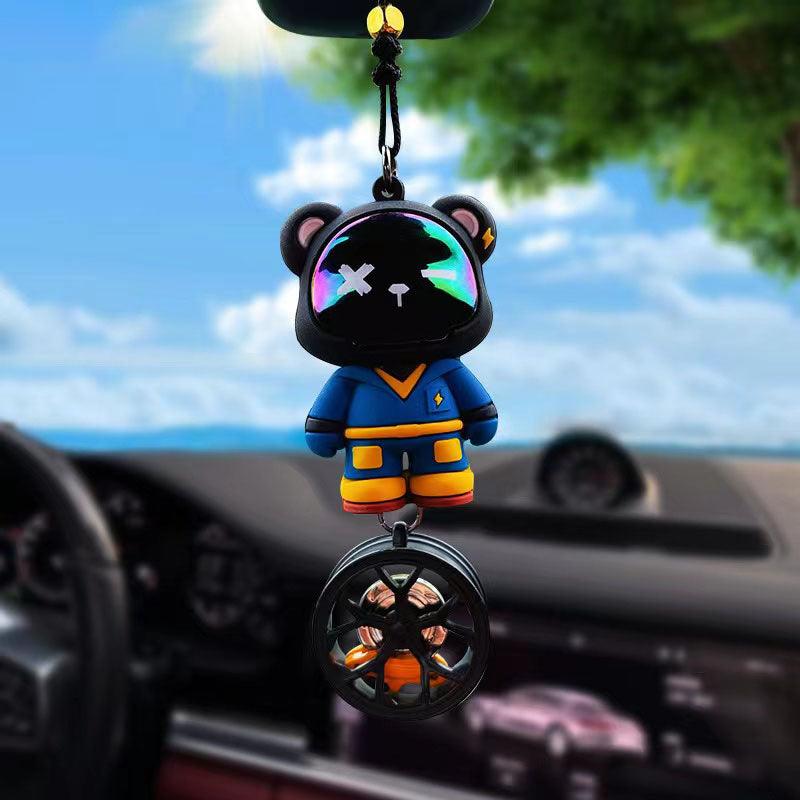 Cute and exquisite tire strap car interior pendant
