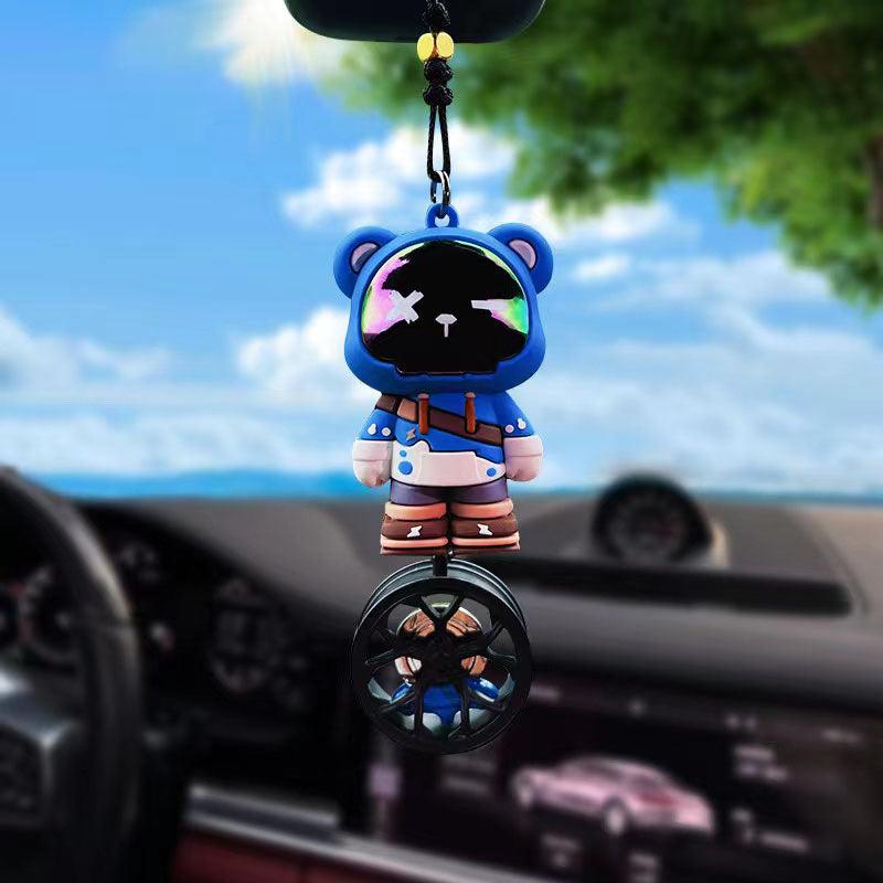 Cute and exquisite tire strap car interior pendant