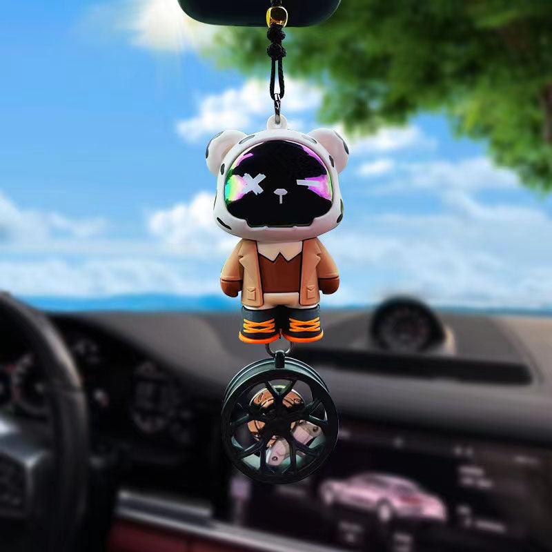 Cute and exquisite tire strap car interior pendant