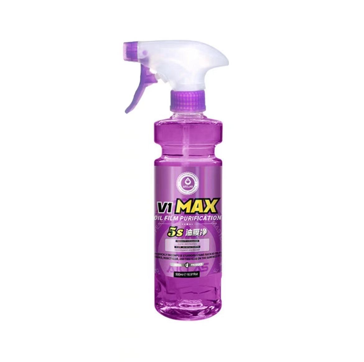 Car glass oil film remover front windshield oil film water stain prevention agent powerfully removes