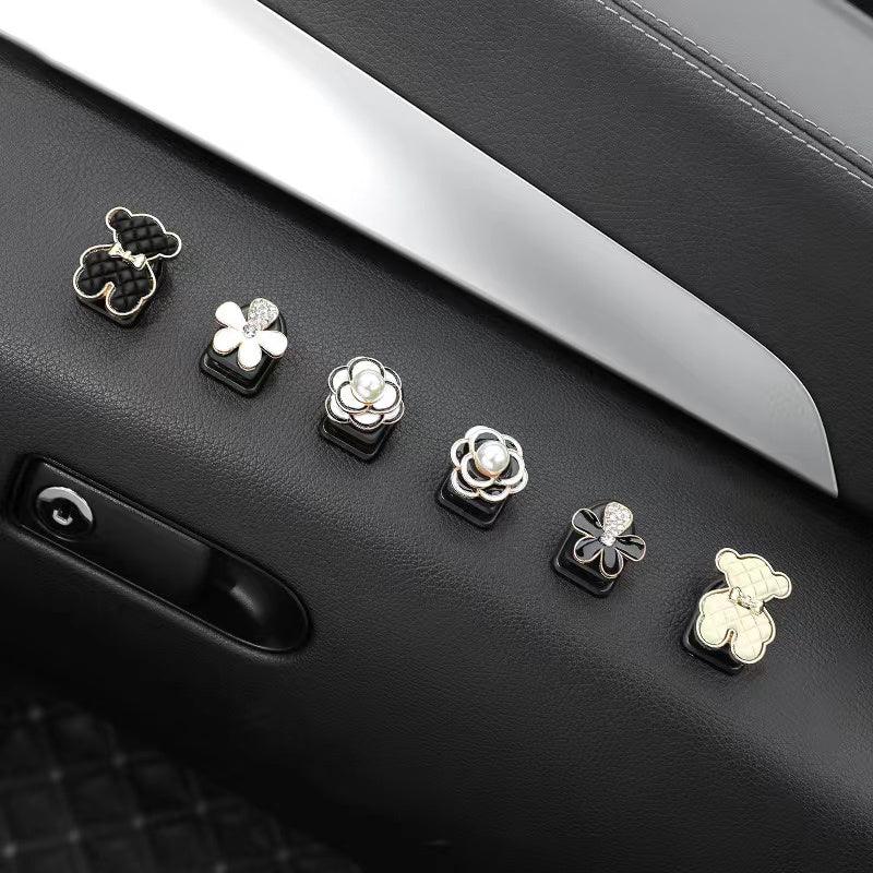 "6-piece set" car hooks | Multi-function, seat back, car mount, small, adhesive hooks, car interior decoration, car accessories