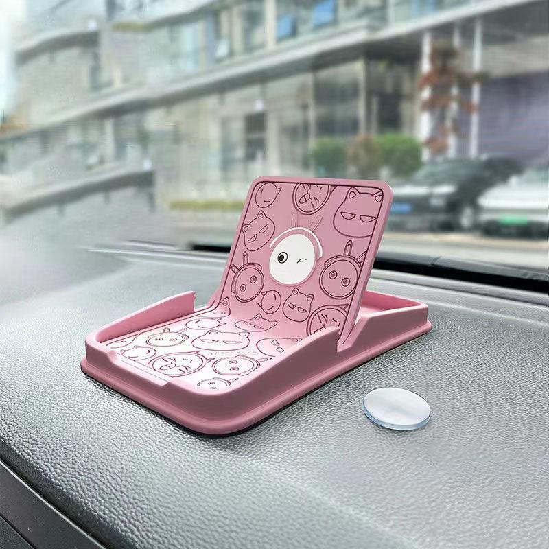 Smartphone stand | Car smartphone holder, GPS clip holder, anti-slip, car tray