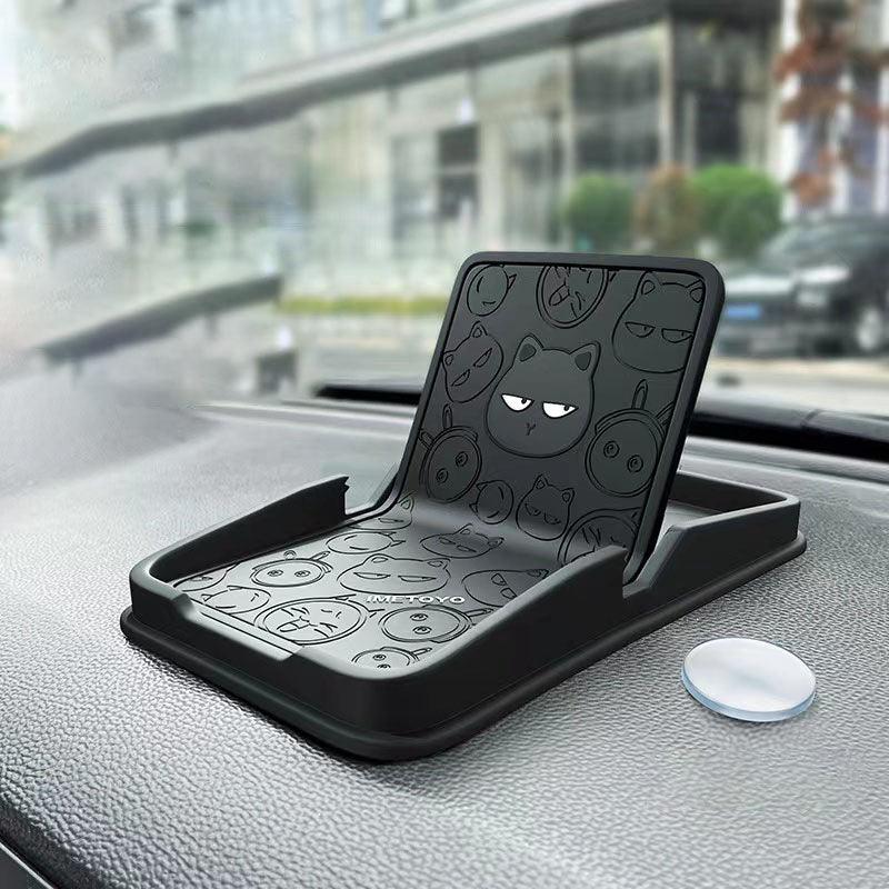 Smartphone stand | Car smartphone holder, GPS clip holder, anti-slip, car tray
