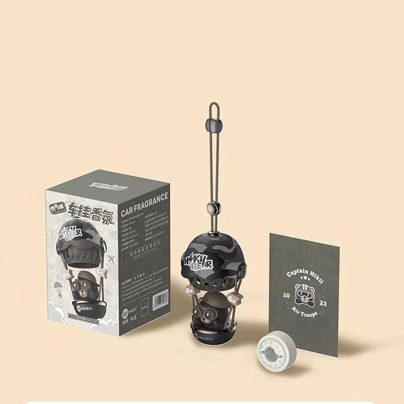 Car Air Freshener Hot Air Balloon Spaceship Aroma Diffuser Cute Clip Type Turntable Diffuser Easy to Install For Air Conditioner Vent Disinfecting Deodorizing Car Fragrance