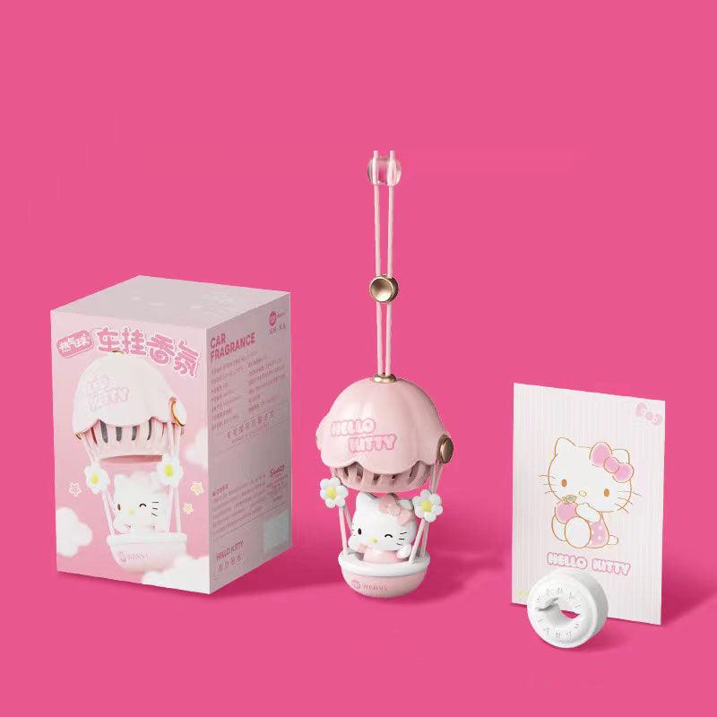 Car Air Freshener Hot Air Balloon Spaceship Aroma Diffuser Cute Clip Type Turntable Diffuser Easy to Install For Air Conditioner Vent Disinfecting Deodorizing Car Fragrance