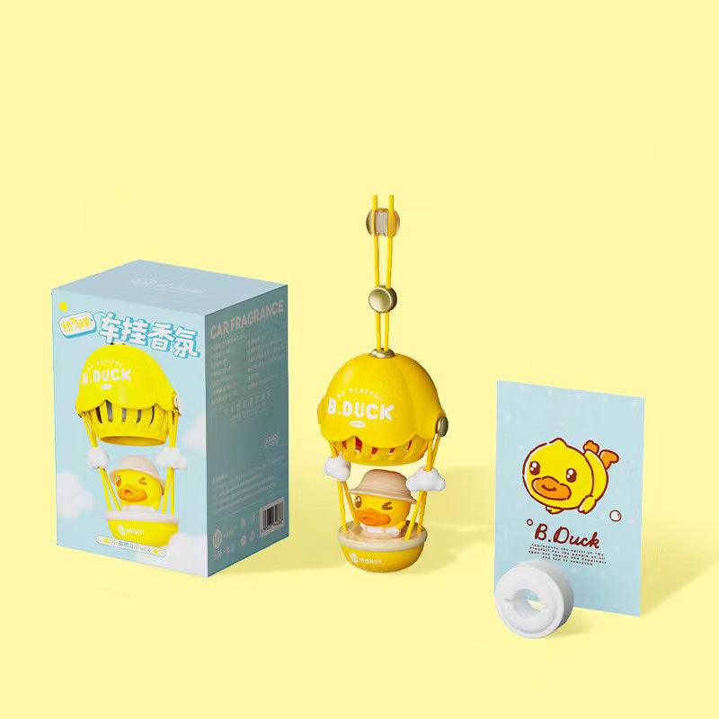 Car Air Freshener Hot Air Balloon Spaceship Aroma Diffuser Cute Clip Type Turntable Diffuser Easy to Install For Air Conditioner Vent Disinfecting Deodorizing Car Fragrance
