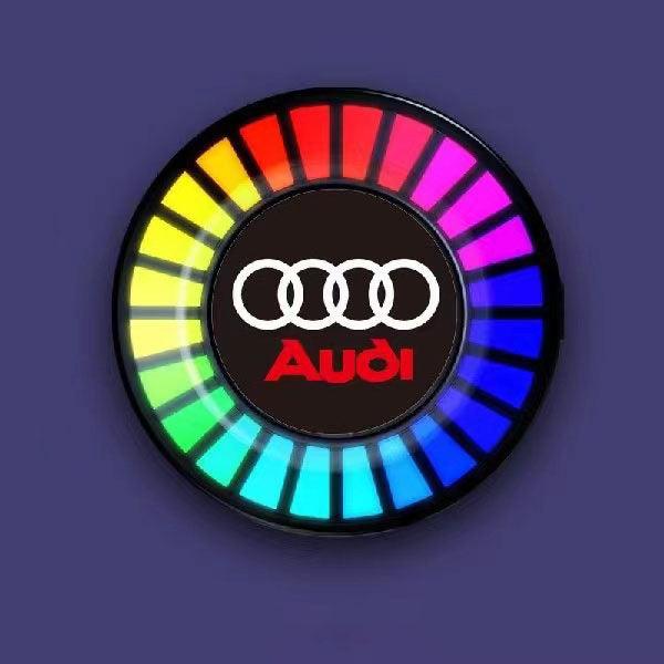 Car aroma pickup light, rhythm light, USB charging, rainbow, car supplies