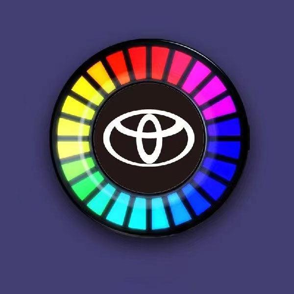 Car aroma pickup light, rhythm light, USB charging, rainbow, car supplies
