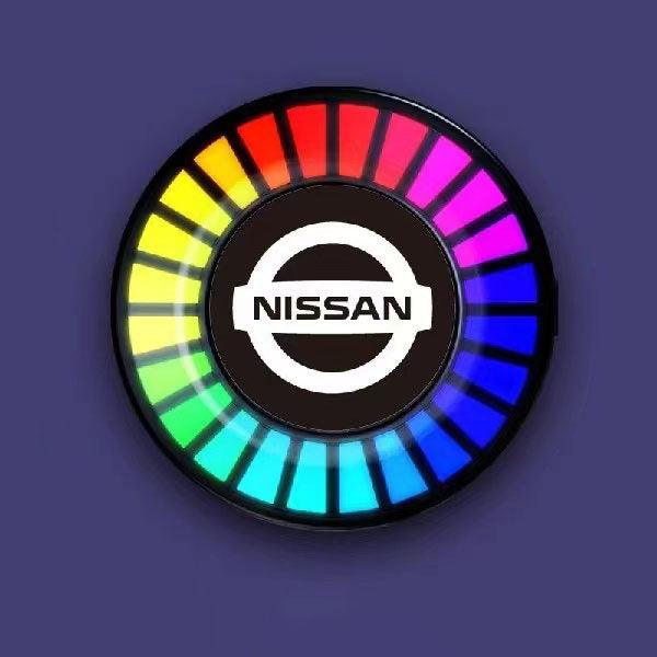 Car aroma pickup light, rhythm light, USB charging, rainbow, car supplies
