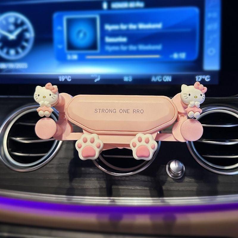 2024 New Car Navigation Handstand Gravity Design Air Outlet Instrument Stand Suction Cup Navigation Fixed Stand